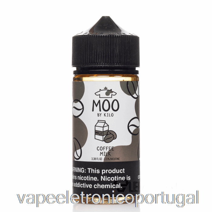Vape Eletrônico Café Leite - Moo E-liquids - 100ml 6mg
